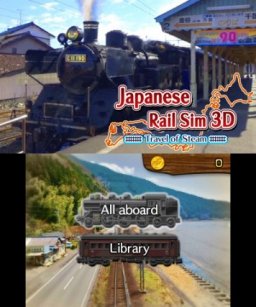 Japanese Rail Sim 3D: Travel Of Steam (3DS)   © Sonic Powered 2017    1/3