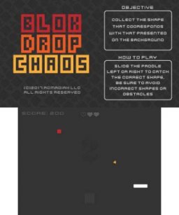 Blok Drop Chaos (3DS)   © RCMADIAX 2017    3/3