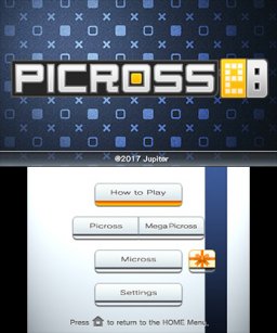 Picross E8 (3DS)   © Jupiter 2017    1/3
