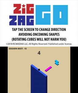 Zig Zag Go (3DS)   © RCMADIAX 2018    1/3