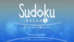 Sudoku Relax 2: Summer Waves (NS)   © G-Mode 2019    1/3