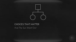 Choices That Matter: And The Sun Went Out (NS)   © Tin Man 2020    1/3