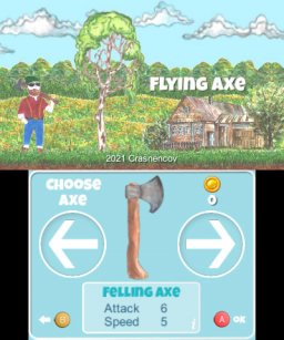 Flying Axe (3DS) &nbsp; &copy; Crasnencov 2021 &nbsp;  1/3