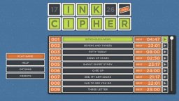 Ink Cipher (NS)   © Chequered Ink 2022    1/3