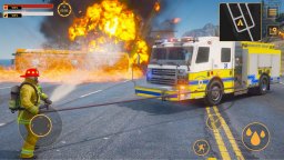 Firefighter: Car Fire Truck Sim Driving 2022 Simulator (NS)   © Midnight Works 2022    1/3