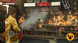 Firefighter: Car Fire Truck Sim Driving 2022 Simulator (NS)   © Midnight Works 2022    2/3