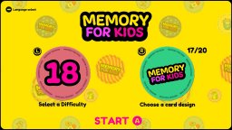 Memory For Kids (NS)   © RedDeer 2023    1/3