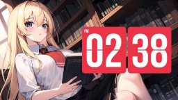 Anime Clock (NS) &nbsp; &copy; RedDeer 2023 &nbsp;  5/6