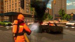 Firefighter Simulator 911: Car Fire Truck Driver (PS4)   © Midnight Works 2023    1/6