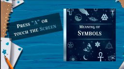 Meaning Of Symbols (NS)   © Cooking & Publishing 2023    1/6