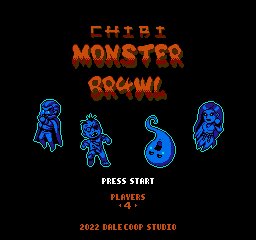 Chibi Monster Br4wl (NES)   © Dale Coop 2023    1/3