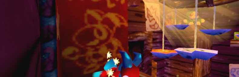 <h2 class='titel'>Cavern Of Dreams</h2><h2 class='score'>6/10</h2><div><span class='citat'>&bdquo;Meget hyggelig banjokaoozie'm'up. Kun fire baner, og f�les ret amat�ragtigt, men det er charmerende og har en del ret sjove hemmeligheder. Ingen reelle fjender, men man kan dog stadig "fejle"&ldquo;</span><span class='forfatter'>- Sumez</span></div>