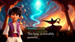 The Genie Of The Wonderful Lamp (NS)   © Aldora 2024    1/6