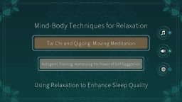 Relaxation Techniques: How To Find Calm (NS)   © Cooking & Publishing 2024    2/3