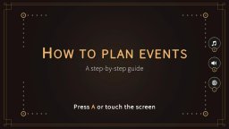 How To Plan Events: A Step-By-Step Guide (NS)   © Cooking & Publishing 2025    1/3