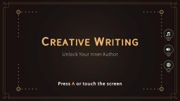 Creative Writing: Unlock Your Inner Author (NS)   © Cooking & Publishing 2025    1/3