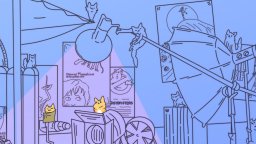 Cats Visiting Cozy Art Studios (NS)   © AGE Zero 2025    2/6