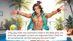 Poolside Boys Kiss: Passion Fruits Hotel Dating Sim (NS)   © Red Fables 2025    2/6